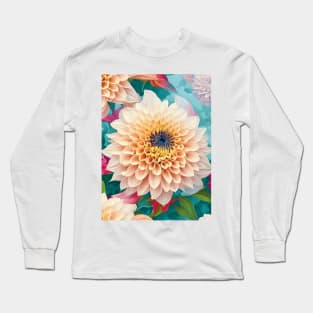 Light Dahlia Fantasy Long Sleeve T-Shirt